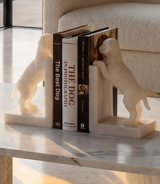 Dog Book Ends, Set Of 2