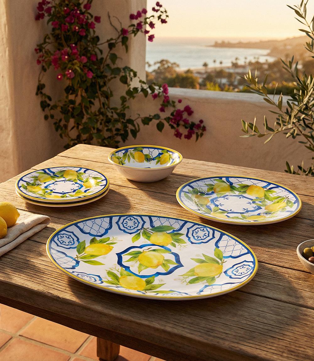Melamine Capri Salad Plate