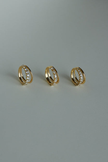 Double Band Buttercup Ring | Yellow Gold