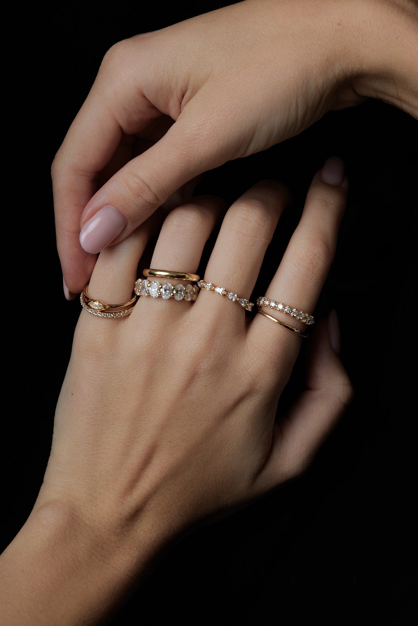 Double Band Buttercup Ring | Yellow Gold