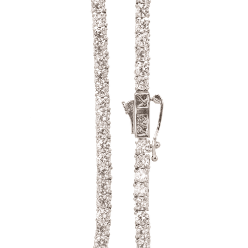 14" 3mm Tennis Necklace