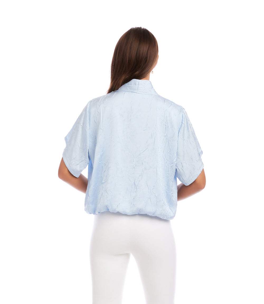 Short Sleeve V-Neck Top