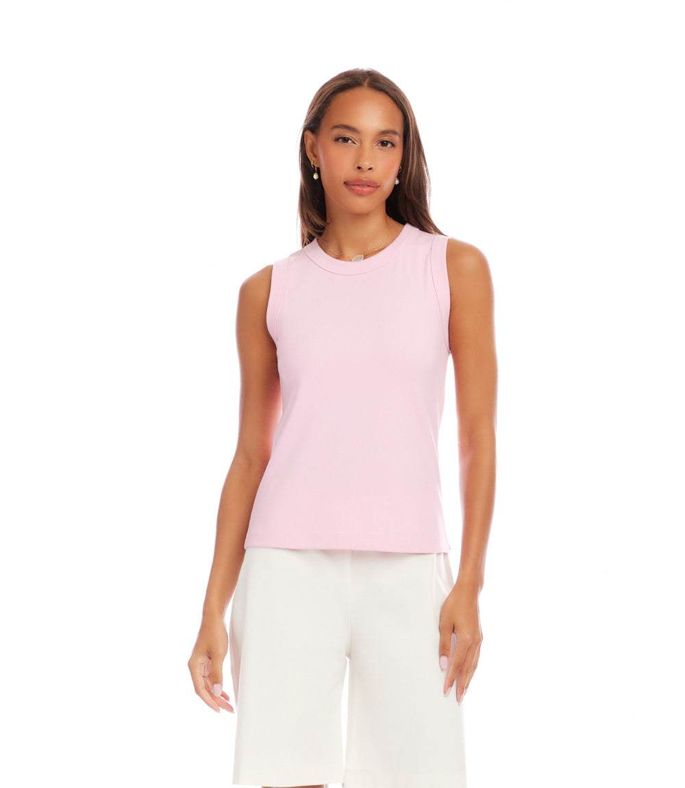 Ribbed Crewneck Tank