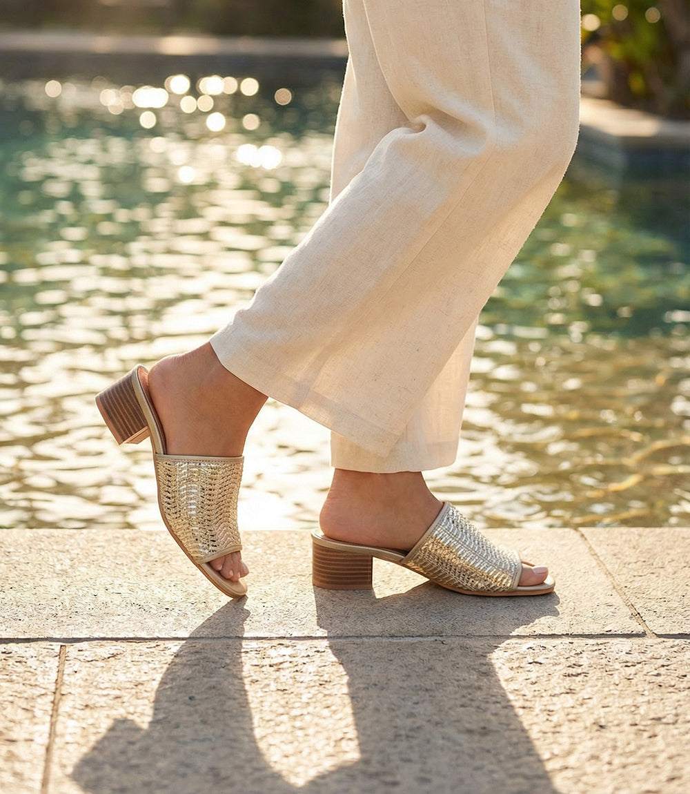 Seychelles Pepper 2 Woven Mid Heel Sandals