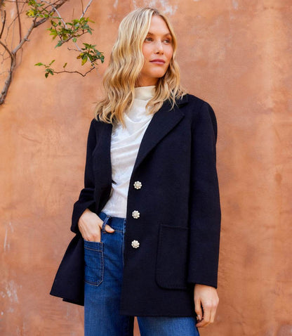 Oversized Brushed Blazer