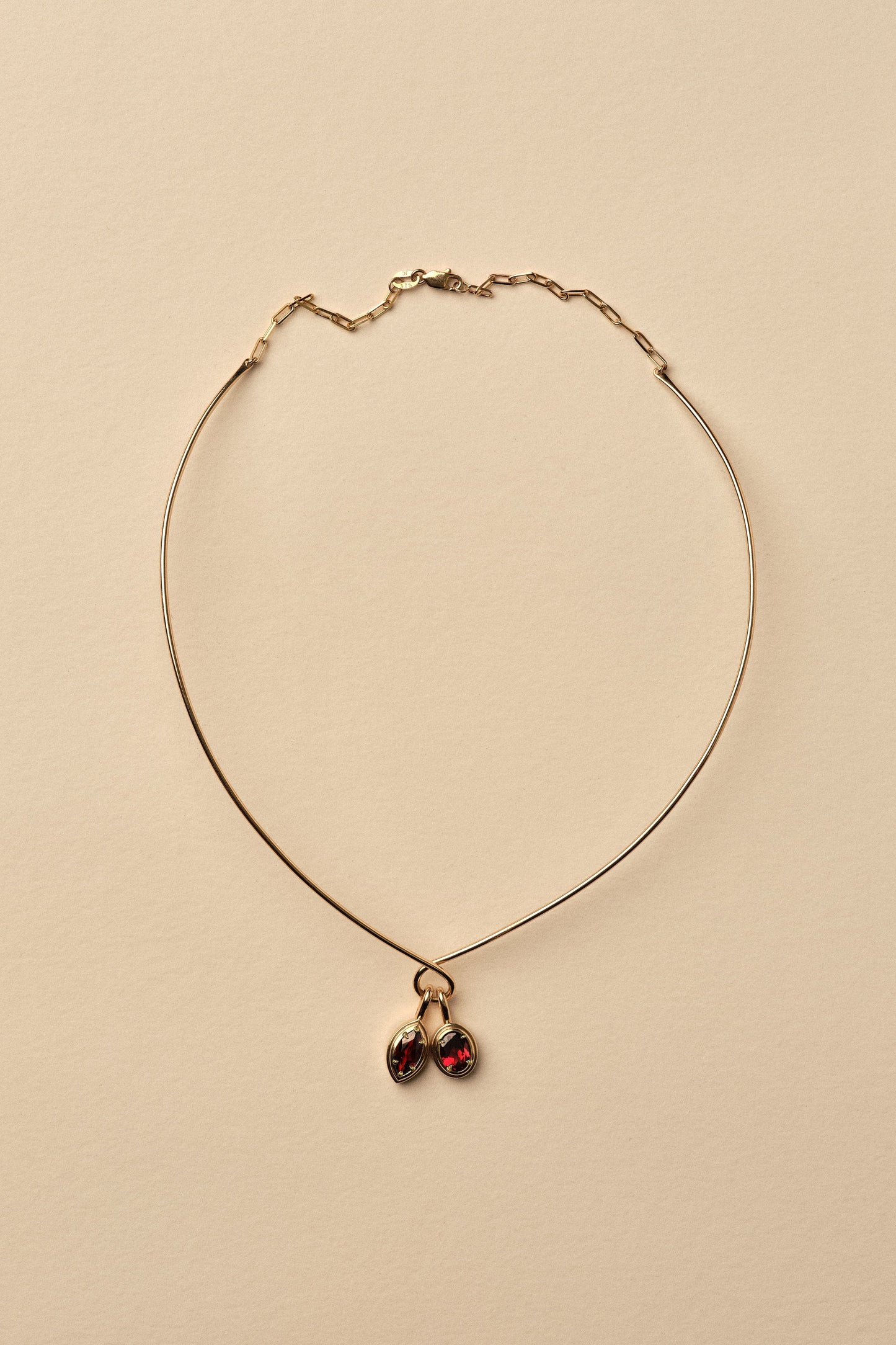 Roma Marquise Gemstone Pendant | Yellow Gold