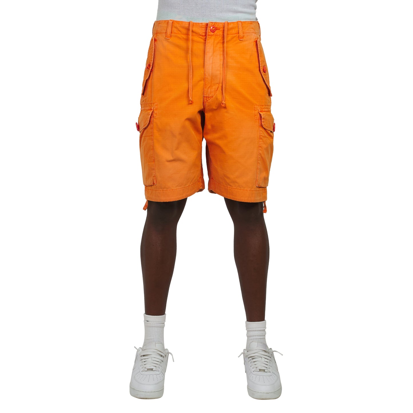Ripstop Cargo Short | Washed Optic Orange