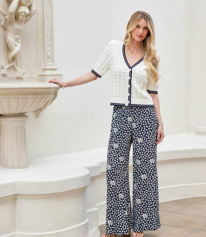 Short Sleeve Cardigan Sweater