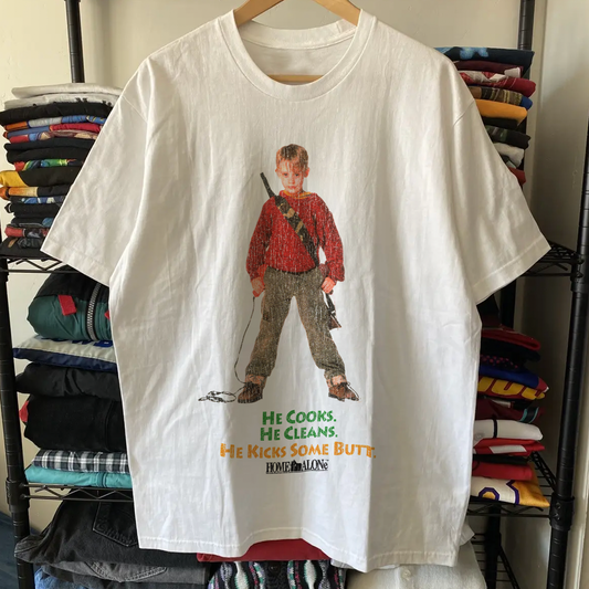 Rare Home Alone Promo Washed White Tee