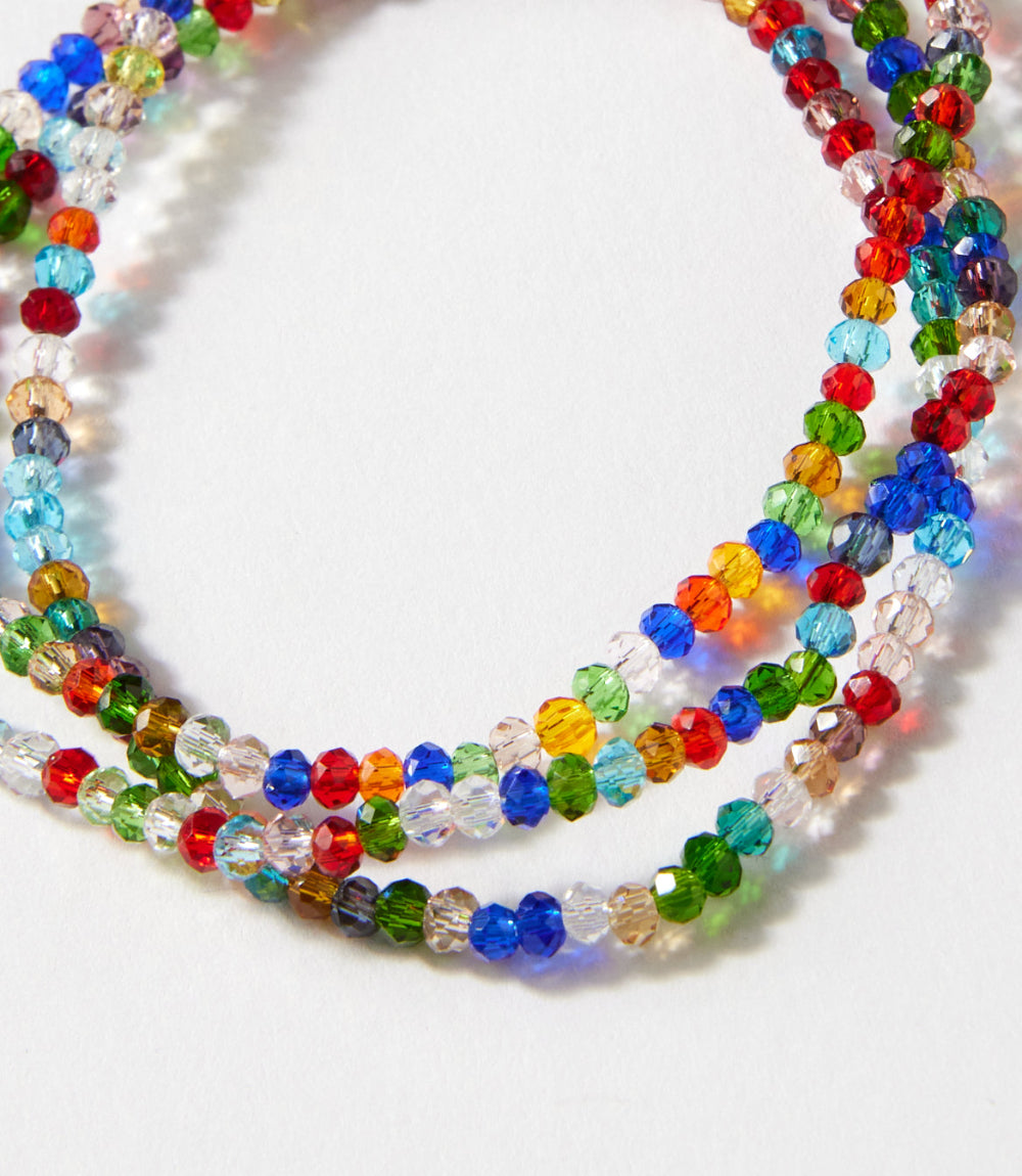 Crystal Beaded Stretch Bracelet