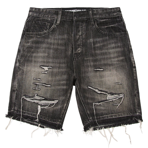 Cadet Crater Denim Short | Crater Black