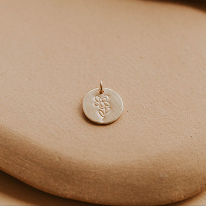 Birth Flower In Bloom Charm