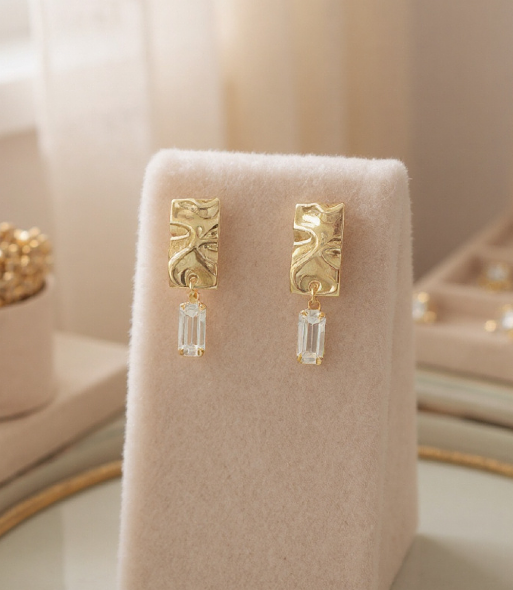 Reflection Drop Earrings