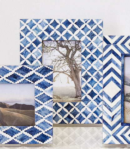 Mosaic Bone Picture Frame
