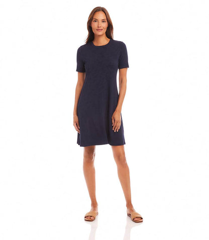 Short Sleeve A-Line Dress
