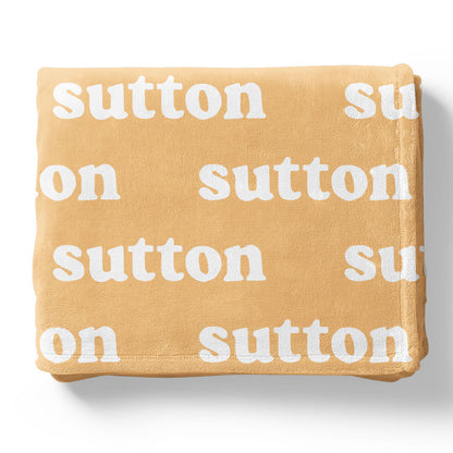 Personalized Color Blanket | Bright Neons
