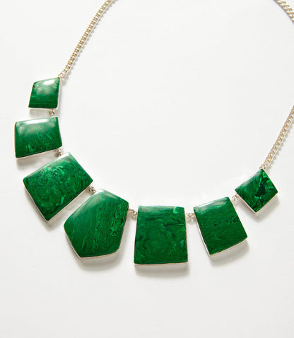 Malachite Statement Necklace