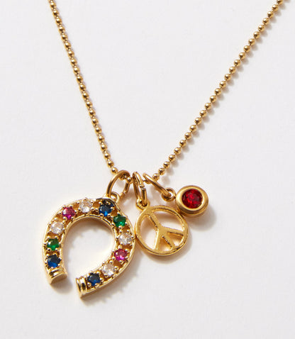 Charm Cluster Necklace