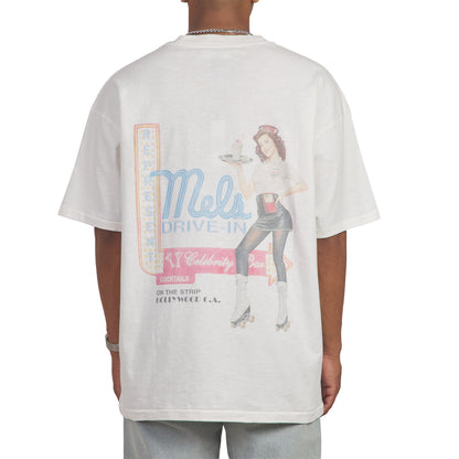 Mel's Diner Tee | Flat White