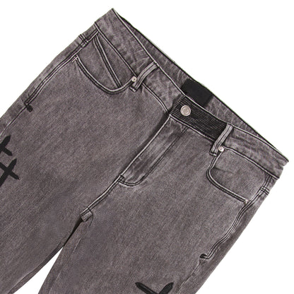 Bryant Clouded Mist Cross Patch Denim