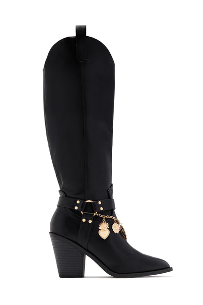 Sunsets & Festivals Cowgirl Boots - Black