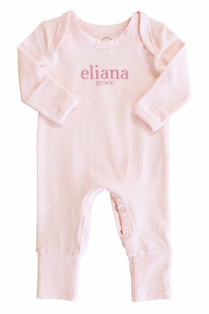 Personalized Full Length Snap Rompers