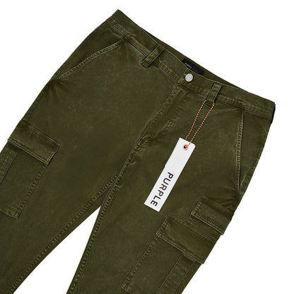 Brushed Twill Cargo Pant | Green