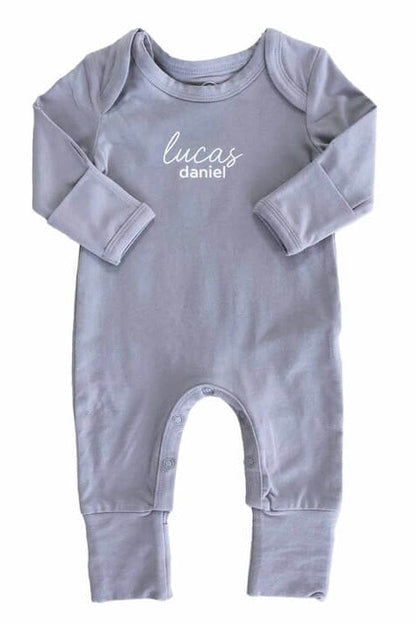 Personalized Full Length Snap Rompers