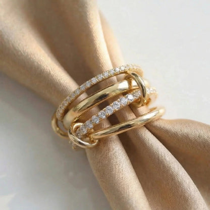 Becca Stacked Diamond Ring