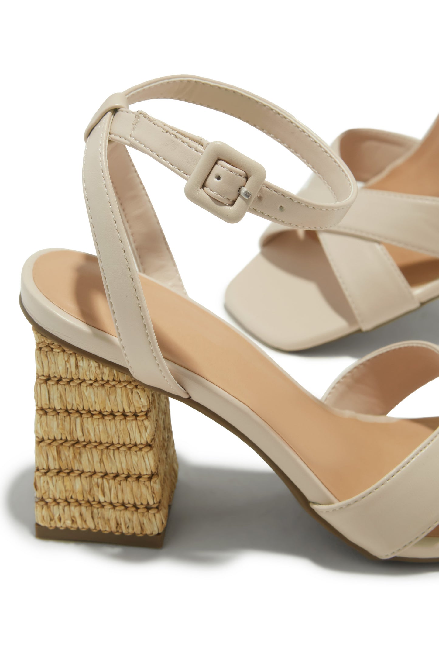 Punta Cana Block Heels - Ivory
