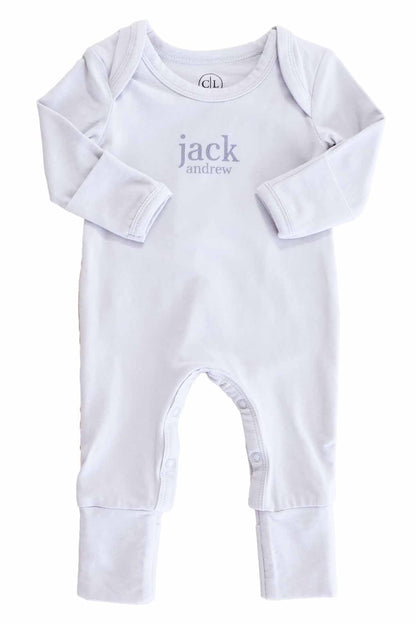 Personalized Full Length Snap Rompers