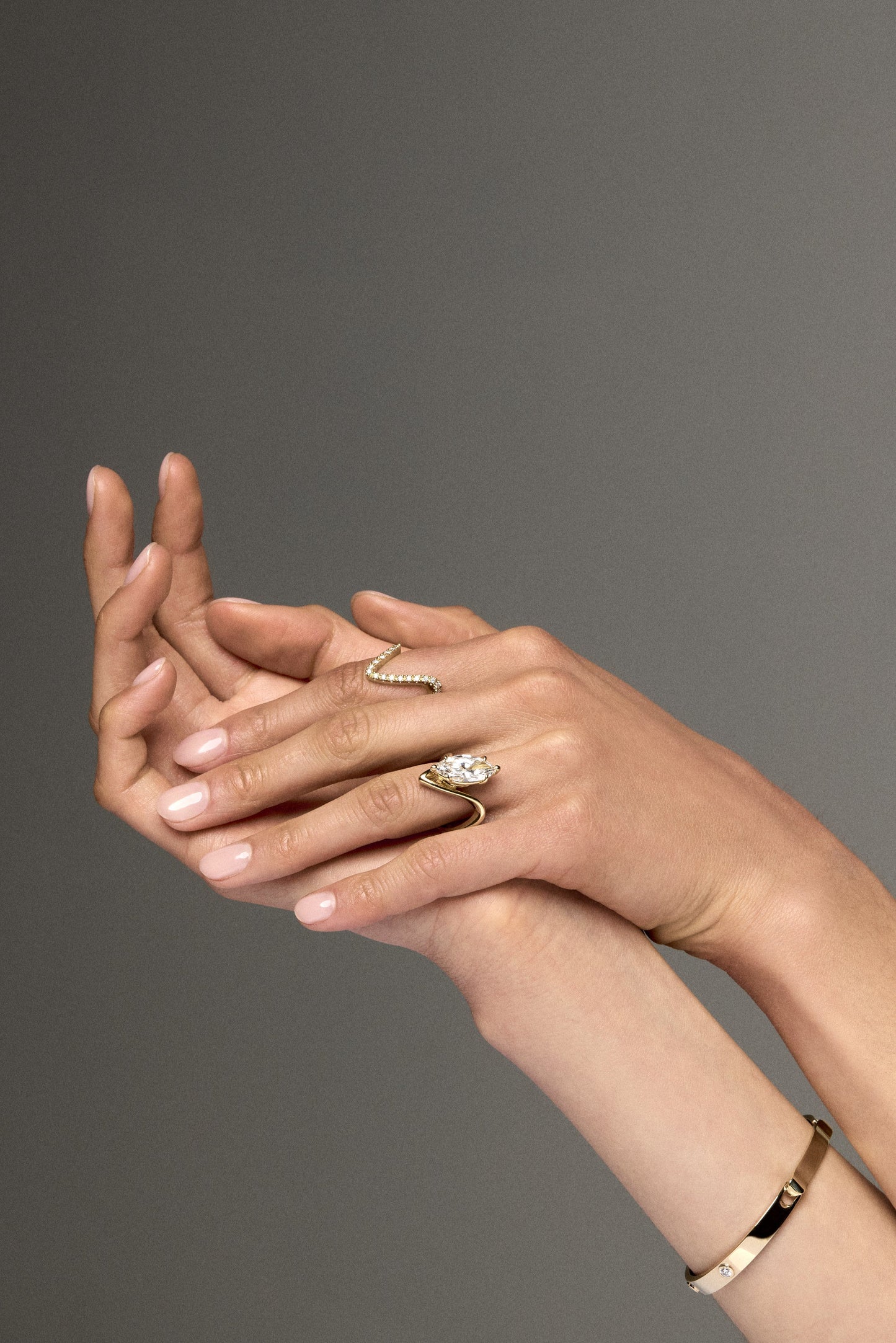 Alex Diamond Wedding Band | 18K Yellow Gold