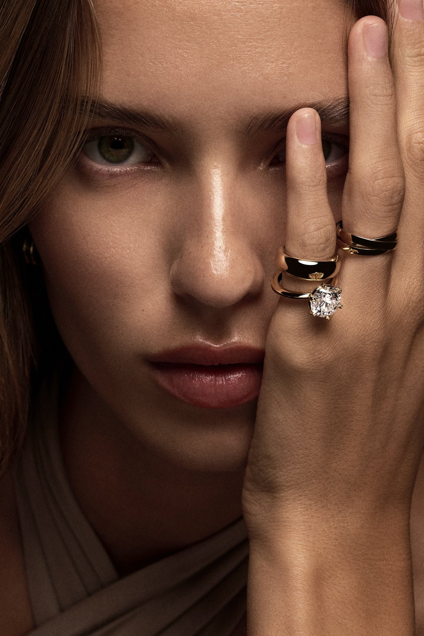 Sabine Ring | Silver or 9K White Gold