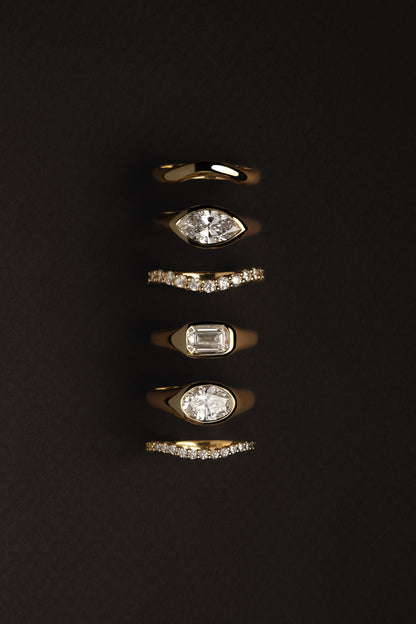 Insignia Band | 18K White Gold