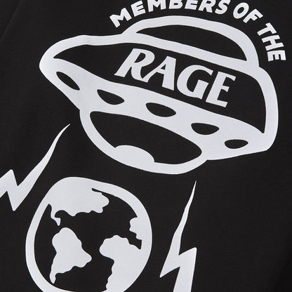 Oversized Logo L/S Tee | Black